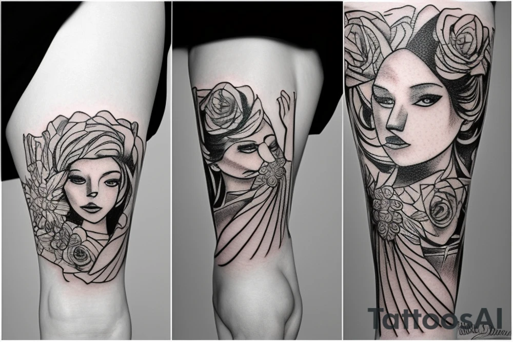 female bracelet tattoo tattoo idea