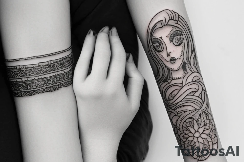 female bracelet tattoo tattoo idea