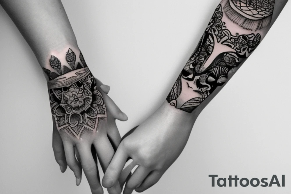 female bracelet tattoo tattoo idea
