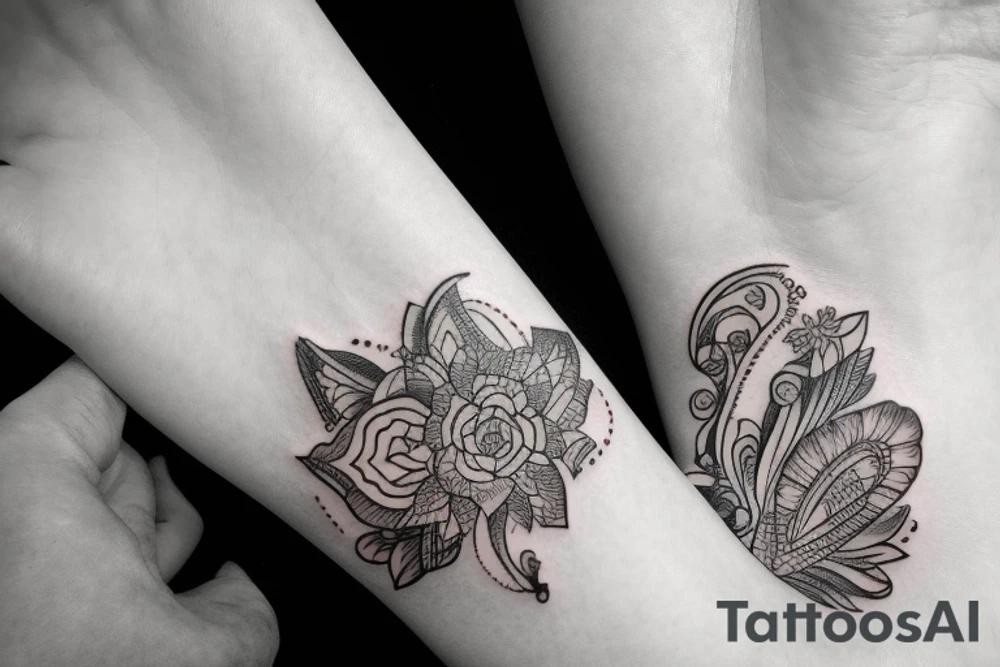 female bracelet tattoo tattoo idea