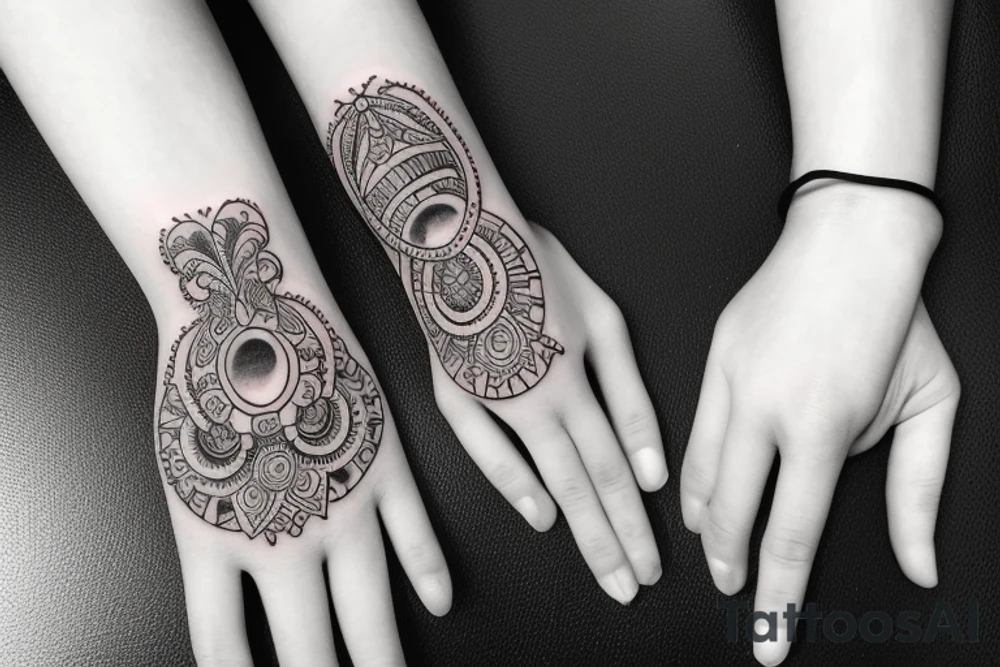 female bracelet tattoo tattoo idea