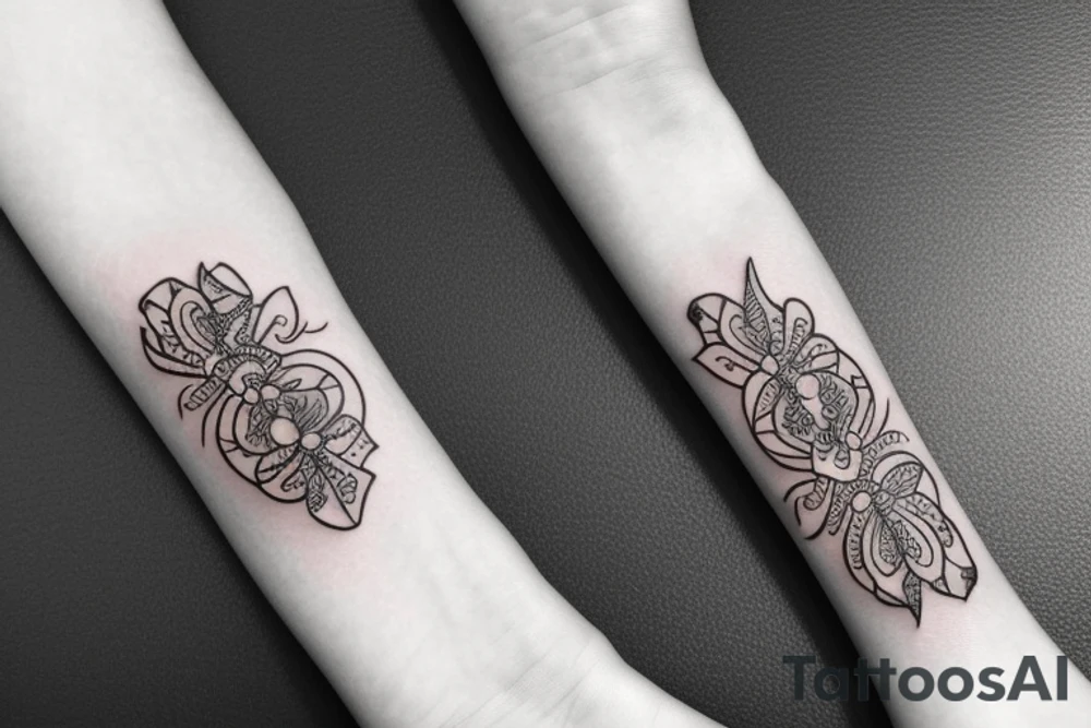 female bracelet tattoo tattoo idea