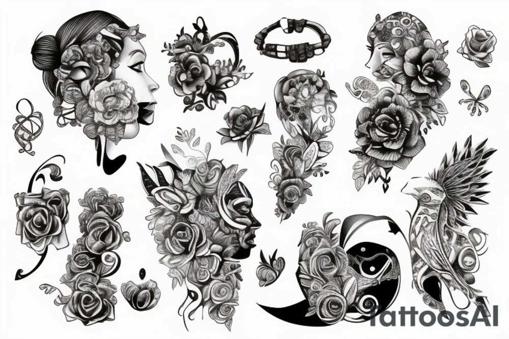 female bracelet tattoo tattoo idea