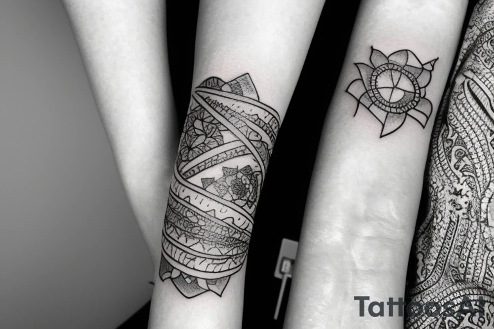 female bracelet tattoo tattoo idea