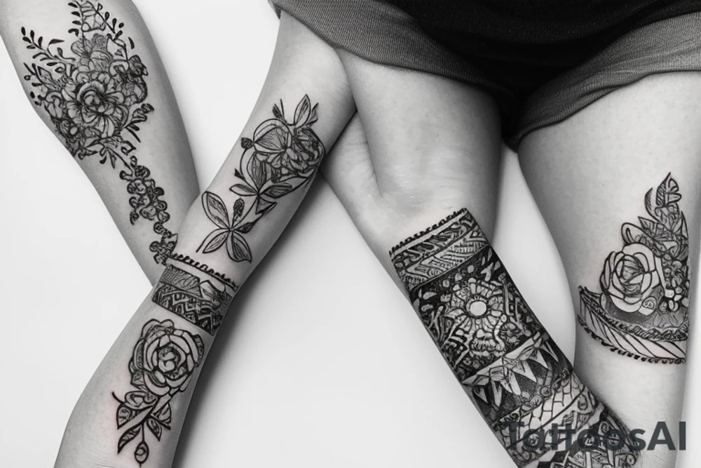 female bracelet tattoo tattoo idea