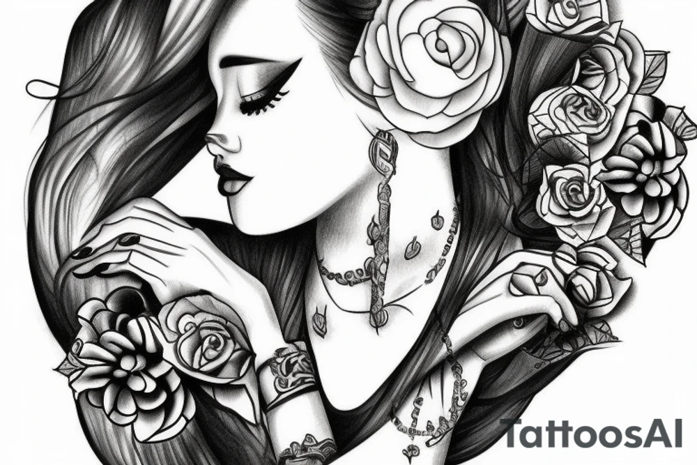 female bracelet tattoo tattoo idea