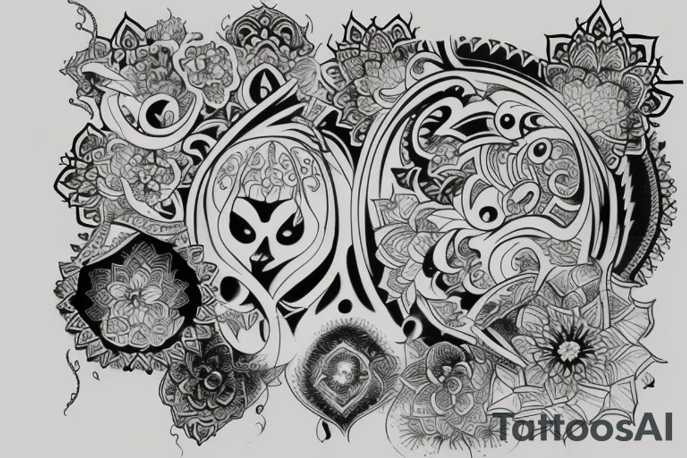 Shahdadpuri tattoo idea