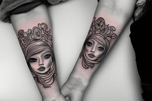 female bracelet tattoo tattoo idea