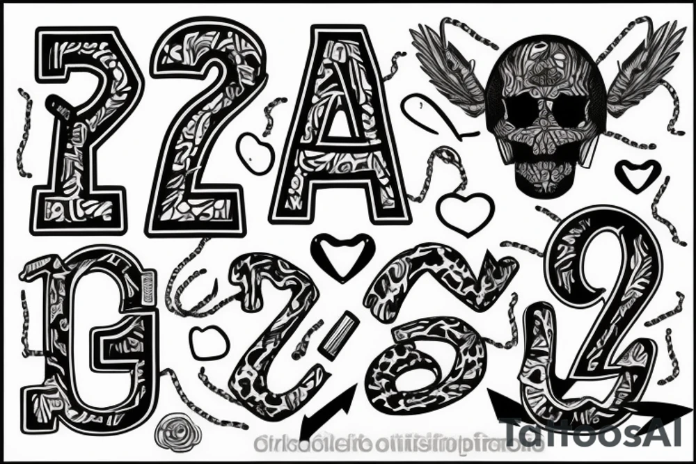 Number 20 in the trap treatment tattoo idea