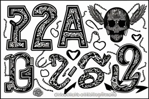 Number 20 in the trap treatment tattoo idea