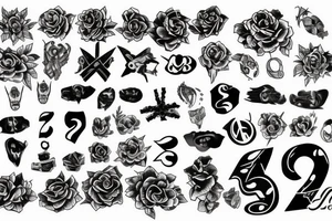 Number 20 tattoo idea