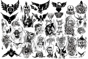 Balance  between my beautiful angels and my worst demons tattoo idea