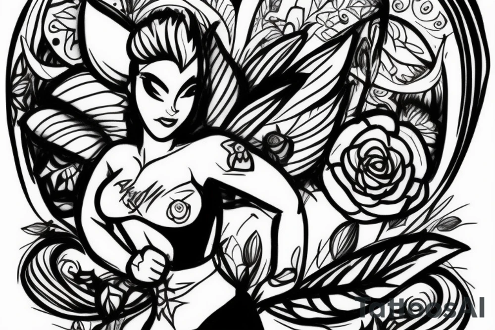 Tinker bell 
A fox 
Muay Thai tattoo idea