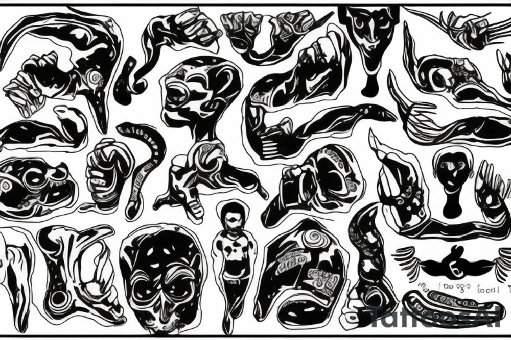 Muay Thai tattoo idea