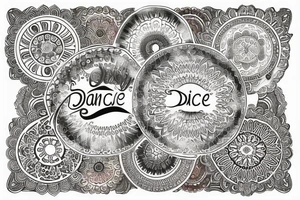 Dance mandala tattoo idea