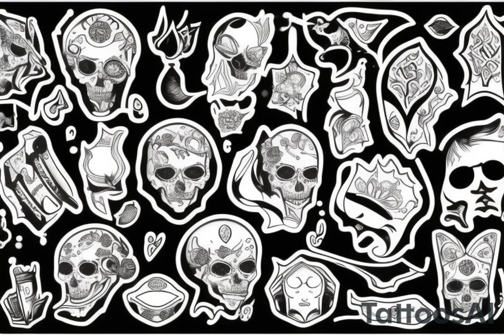 Мужчина на мотоцикле в шлеме tattoo idea