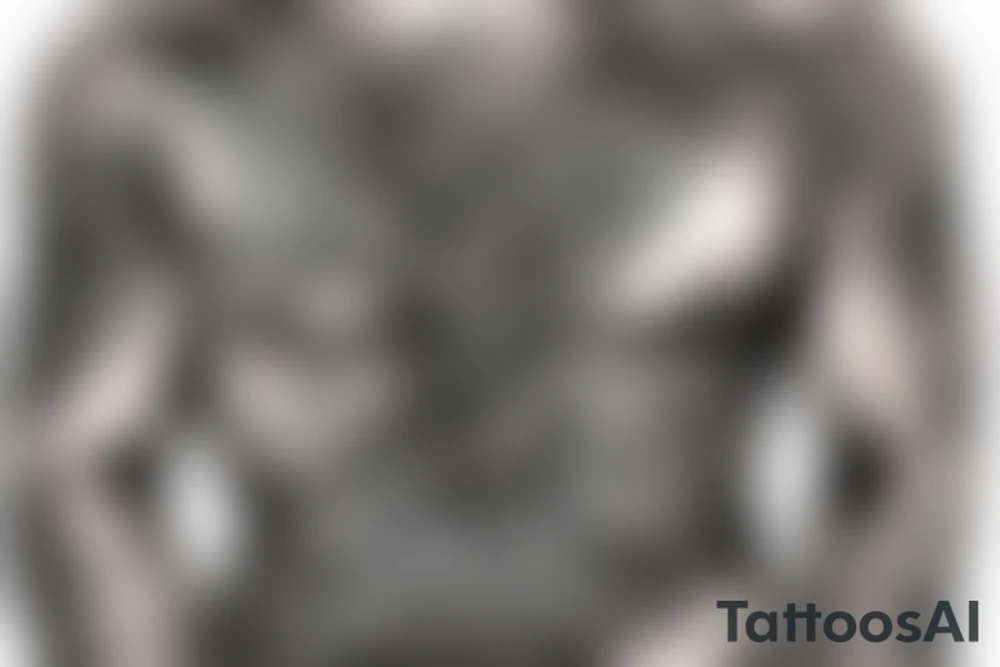 Viking chest peice tattoo idea