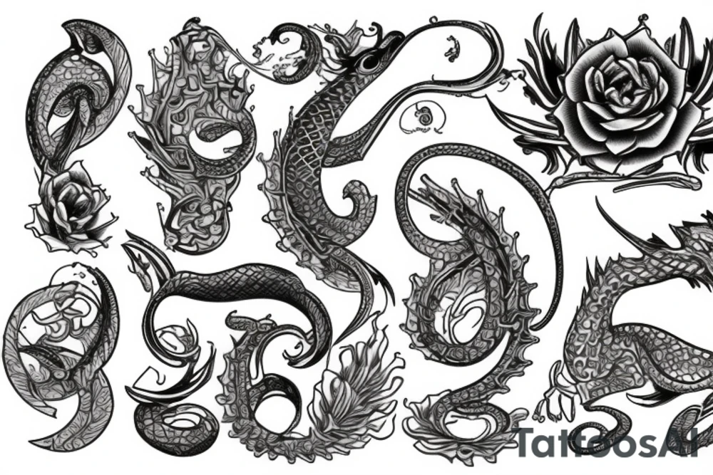 Scales tattoo idea