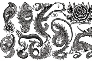 Scales tattoo idea