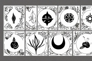 Lily, element sign water, element sign air, 16.05.1969 tattoo idea
