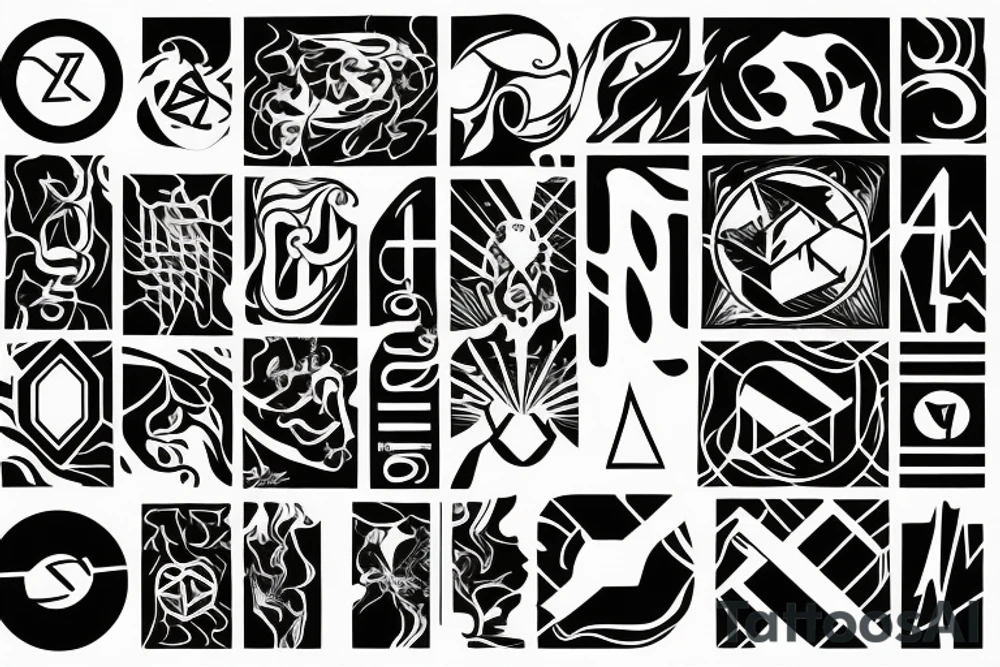 element sign water, element sign air, 16.05.1969 tattoo idea