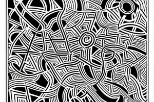 Abstract drawing for a men tattoo idea