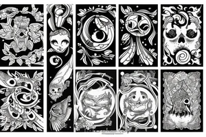 whimsical tattoo idea