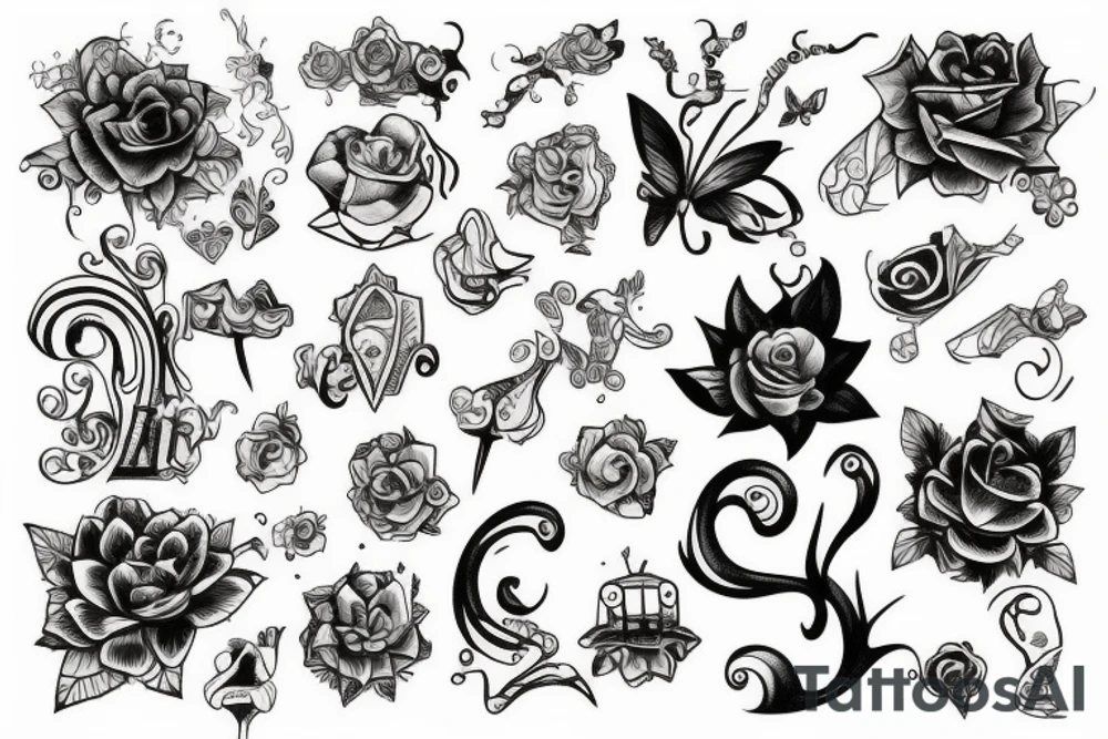 whimsical tattoo idea