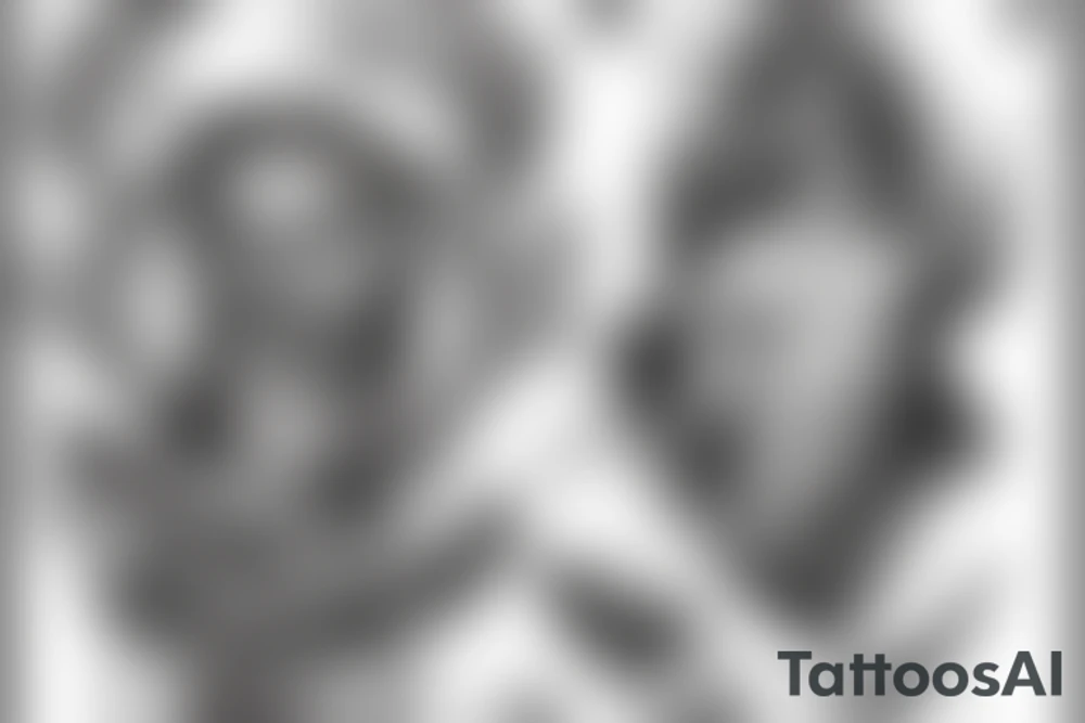 Zeus With thunders tattoo idea