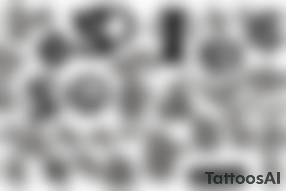 Money, night life to office job tattoo idea