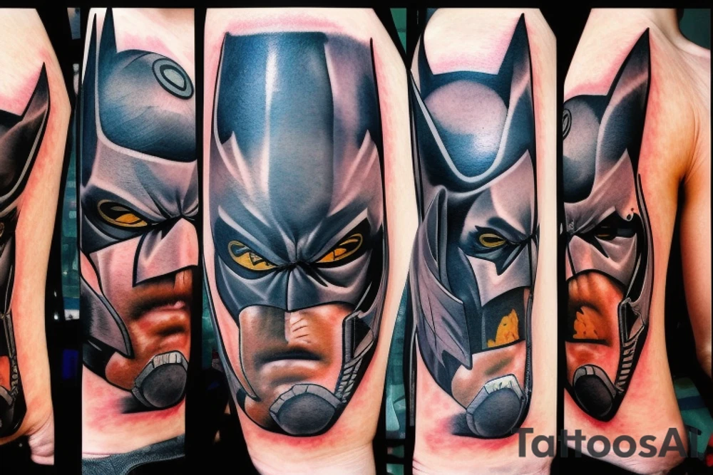 Batman drink beer tattoo idea