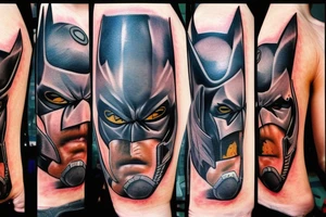 Batman drink beer tattoo idea
