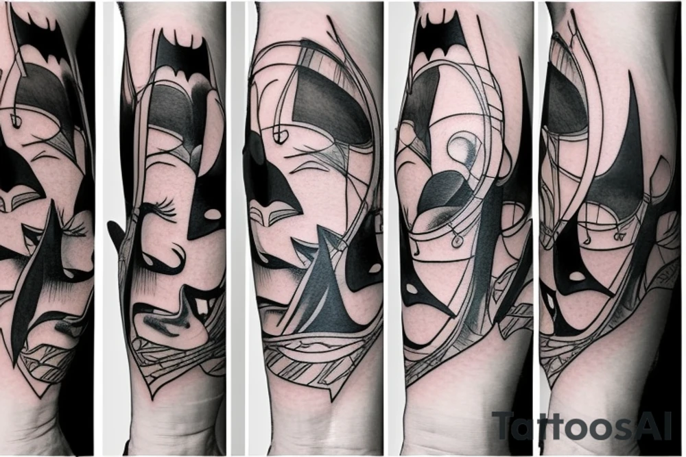 Batman drink beer tattoo idea
