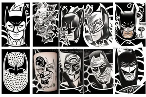 Batman drink beer tattoo idea