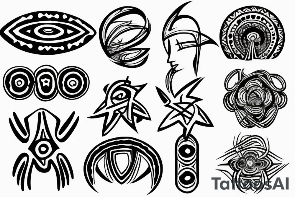 atomic model tattoo idea