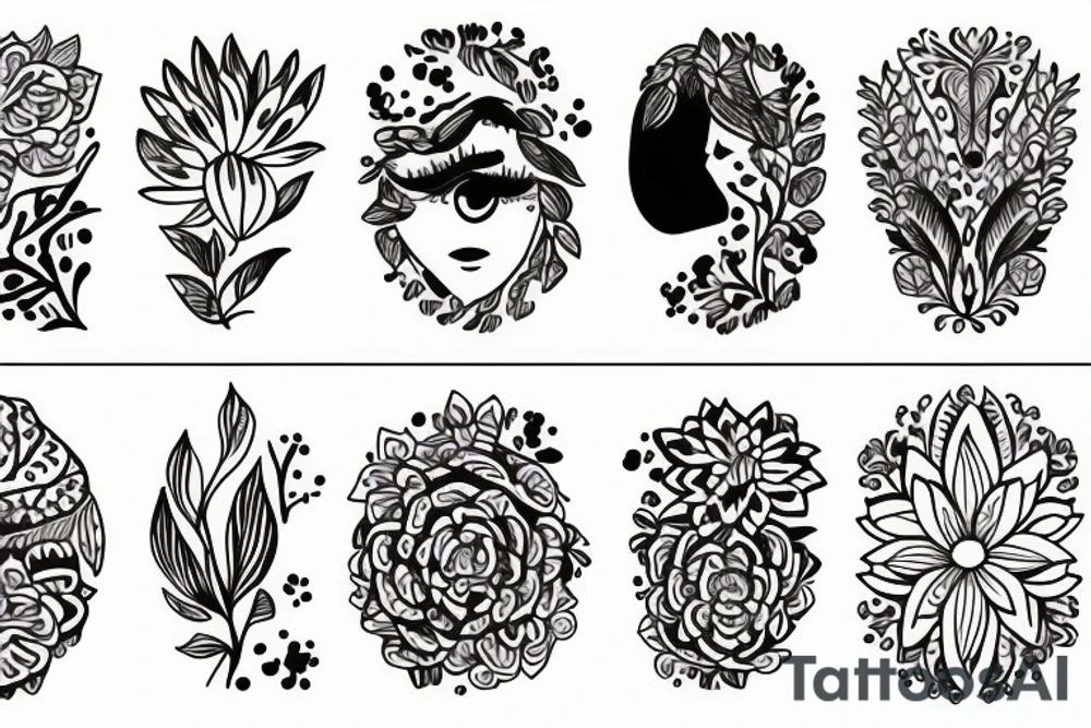 flower tattoo idea