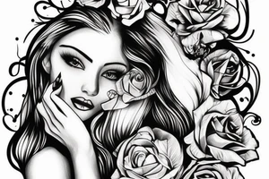 Надпись в готическом стиле FOREVER YOUNG tattoo idea