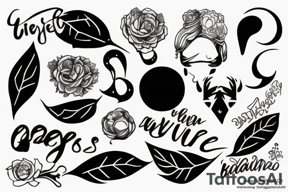 Life thoughts balance tattoo idea