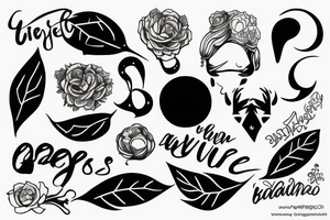 Life thoughts balance tattoo idea