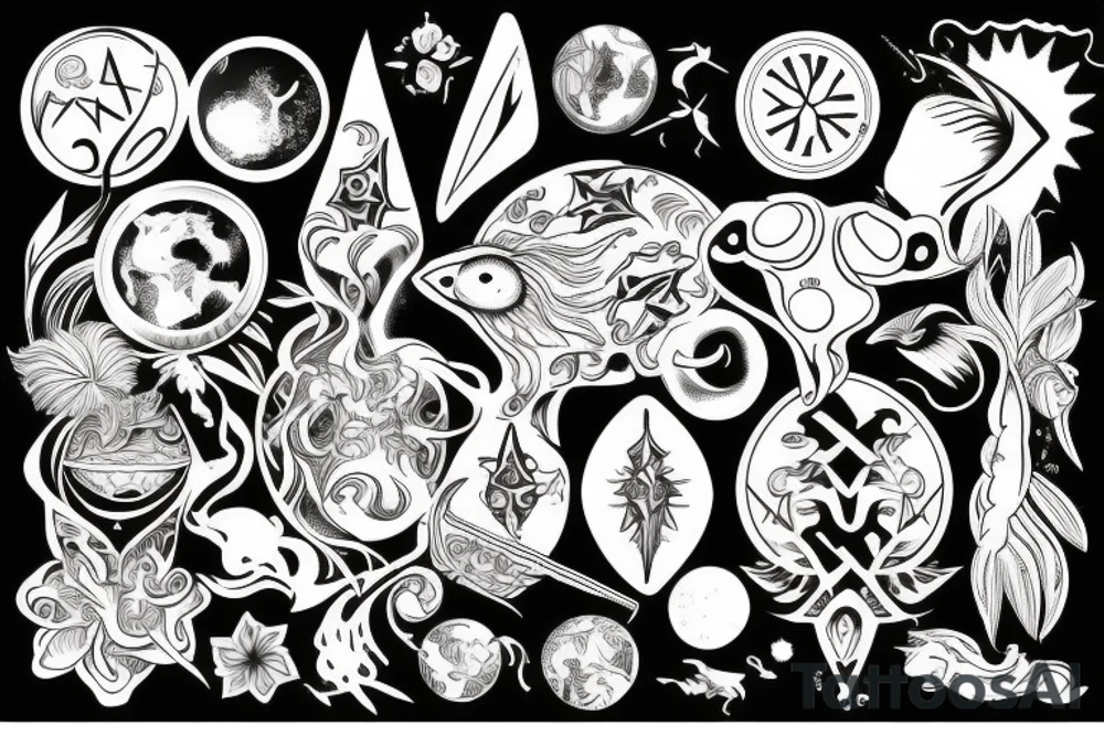 Taurus, earth, Virgo, Venus tattoo idea