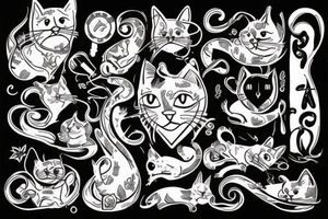 Cat, Anton, Happy,diving tattoo idea