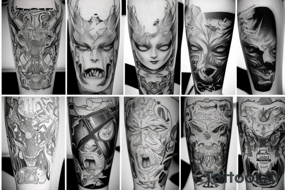 White noize tattoo idea