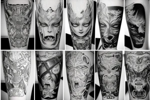 White noize tattoo idea