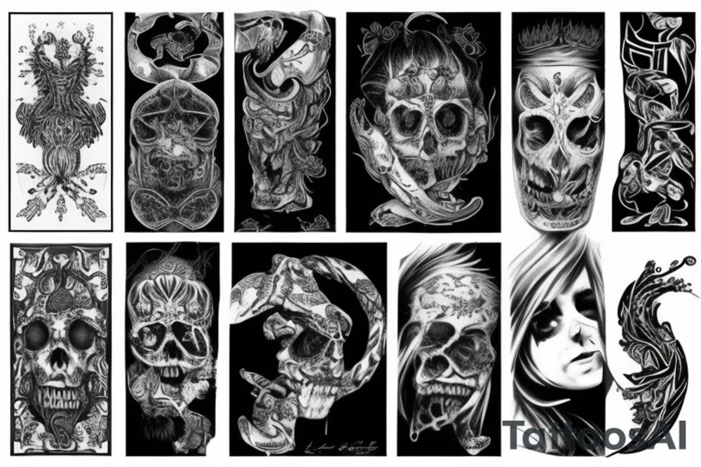 White noize tattoo idea