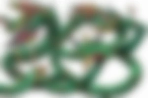 tribal rayquaza with mortal and pastel tattoo idea