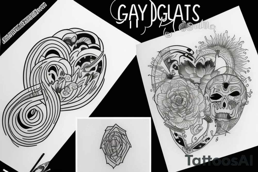 gay guys tattoo idea