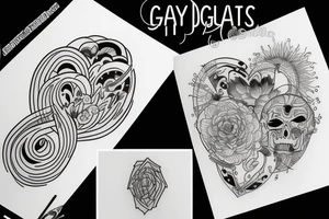 gay guys tattoo idea