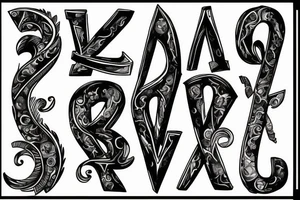 ZRD MEN tattoo idea