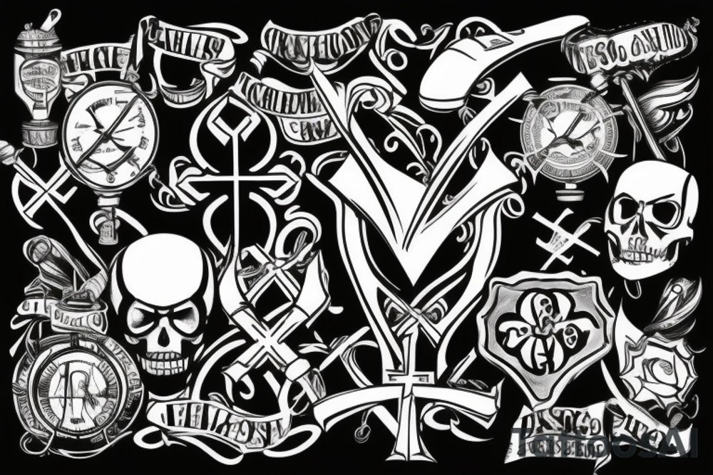 Cross tattoo idea