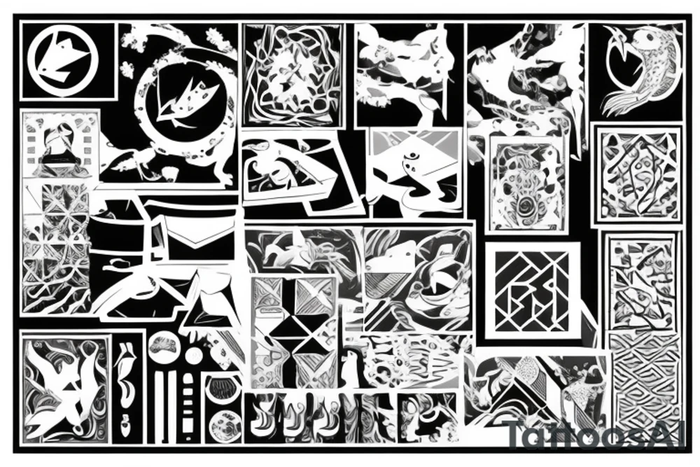 spending winter in the south east asia tattoo idea